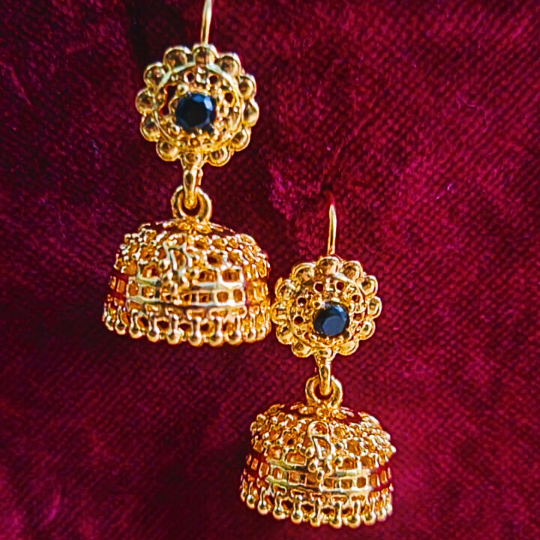 Royal Bloom Jhumka earrings - Salmanify Jewellers