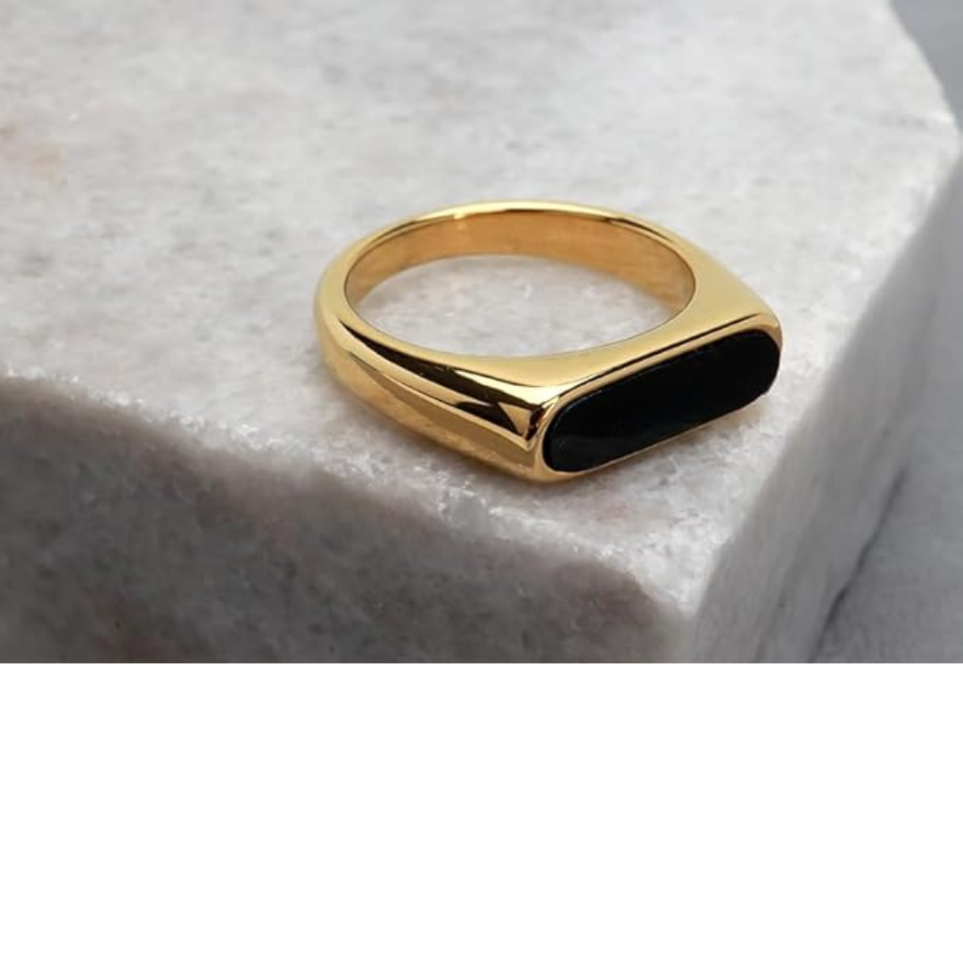 Italian Shell Ring - Golden