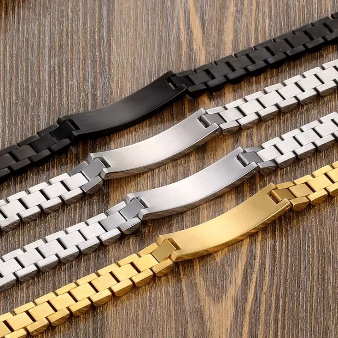 Custom name Chainlink bracelet for men and women