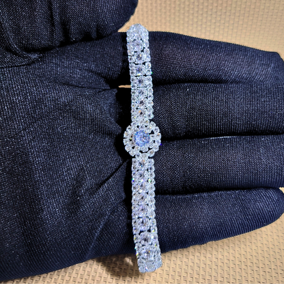 Luxury Crystal Button Bracelet