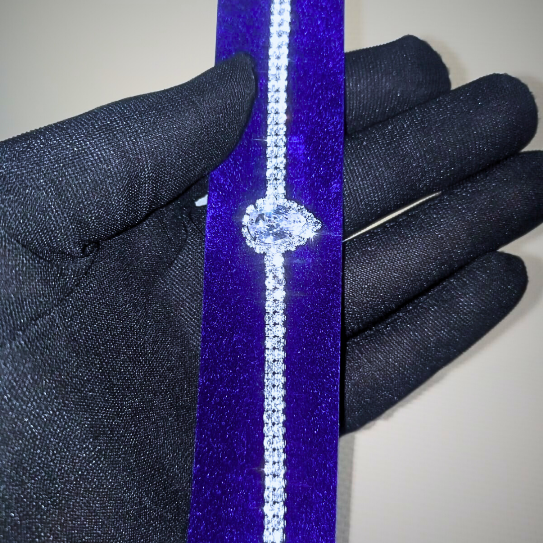 Luxury Crystal Teardrop Bracelet
