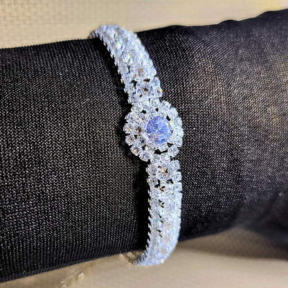 Luxury Crystal Button Bracelet