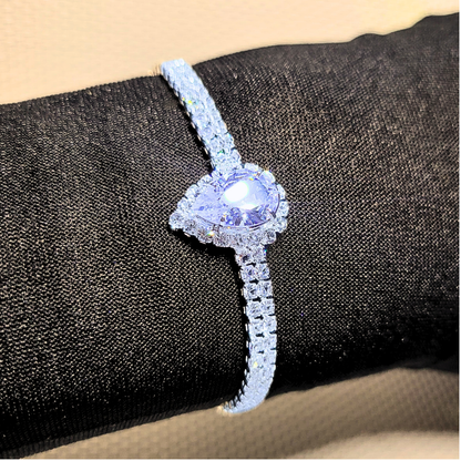 Luxury Crystal Teardrop Bracelet